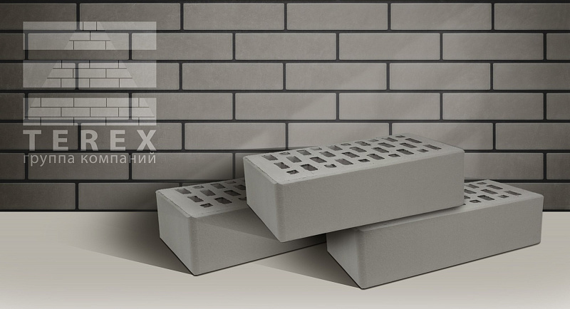 Кирпич TEREX Серый