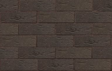 Клинкер фасадный темно-красный с черным песком Лиссабон