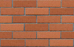 Клинкер фасадный темно-красный Амстердам